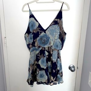 Boutique Floral Romper - Size L